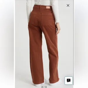 Pistola Nicole Wide Leg High Rise Spice Pants size 28 workwear classic‎ boho thumbnail 2