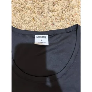 Gymshark Size M GS Power Crop Tank Top Black thumbnail 6