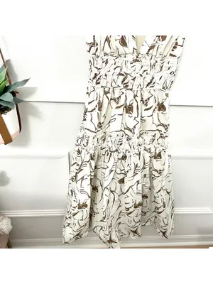 All About May Through the Trees Maxi Dress White Size US 6 thumbnail 4