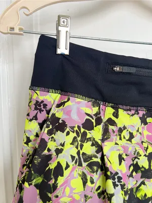 Lululemon • Pace Rival Mid-Rise Skirt Inflected Highlight Yellow Multi / Black thumbnail 11