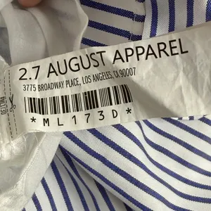 Pomander Place Womens Blue Striped‎ Tiered Babydoll Dress XS Cotton Colorblock thumbnail 7