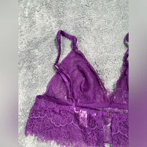 Victoria’s Secret Purple Lace Bralette large thumbnail 5