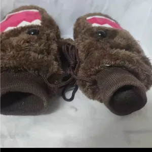 Brown Furry Monster Mittens thumbnail 6