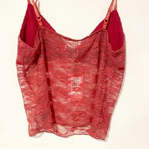 Edikted Size Large Red Eira Sheer Lace Tank Top Cami NEW thumbnail 7