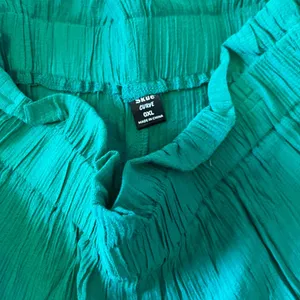 SheIn Green gauze shorts set thumbnail 9