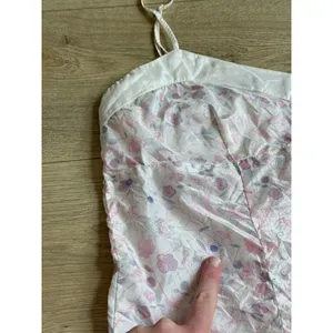 VINTAGE American Eagle 100% silk tank top adjustable straps floral print size 12 thumbnail 7
