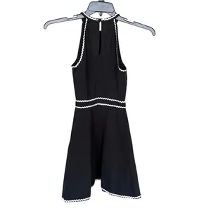 Tuckernuck Hill House Black Billie Halter Neck Mini Dress Size XS thumbnail 4