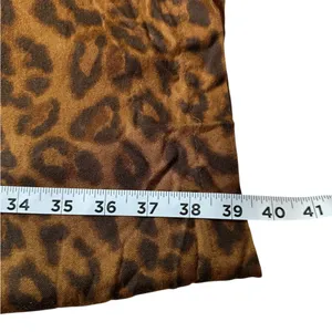 Vintage 90s Black Funky Wacky Weird Fashion MIDI Skirt Animal Print size 4 thumbnail 10