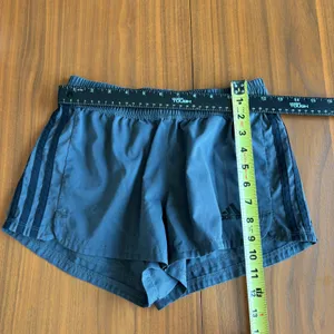 Adidas Running Shorts XS Gray Athletic Gym Y2K Activewear Workout Athleisure thumbnail 12