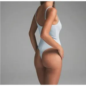 NWT Skims Cotton Jersey Scoop Neck Bodysuit in Zen Blue Size M $58 BD-THG-5515W thumbnail 2