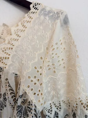 Anthropologie Floreat Cantata peasant blouse, eyelet detail, size 2 thumbnail 10