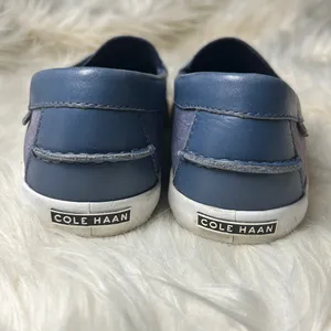 Cole Haan Penny Loafers Women's Size 8.5 B Nantucket Loafer Blue Crocodile thumbnail 4