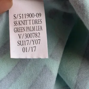 Old Navy NWOT Green Palm‎ Leaf Tropical Knit T-Shirt Dress Navy Blue 511900-09 L thumbnail 5