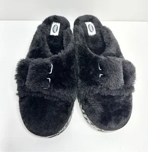 Dr.‎ Scholl’s Shoes Womens Size 7 Staycay Black Lounge Slippers NEW thumbnail 1
