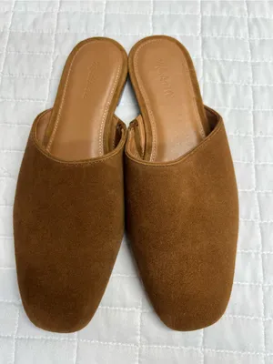Madewell The Mylie Glove Mule in Glaze Walnut Brown Suede Size 6 thumbnail 8