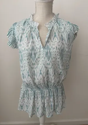Voy Blouse Blue thumbnail 1