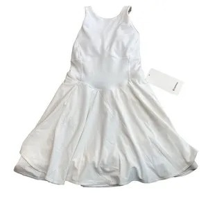 Lululemon Women’s‎ Size 2 Court Crush Tennis Dress Solid White Sporty New thumbnail 2