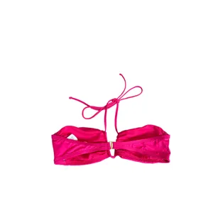 Lauren Ralph Lauren V Wire Bandeau Bikini Top Size 6‎ Hot Pink Swimwear NEW thumbnail 3
