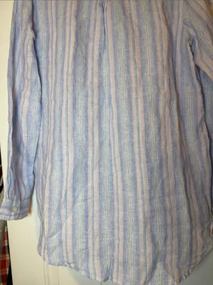 Gap NWT Boyfriend Stripe Popover Tunic in Linen‎ small thumbnail 5