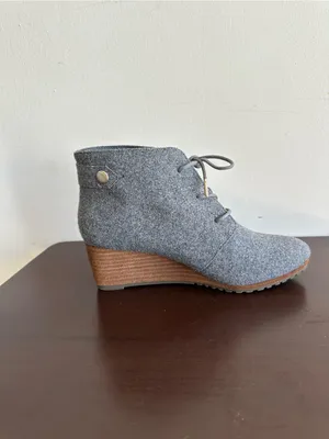 Dr. Scholl's Be Energized Conquer Grey Wedge Ankle Bootie Women's 6 thumbnail 5