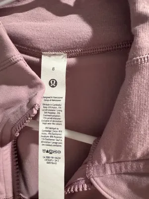Lululemon Cropped Define Jacket Pink thumbnail 3