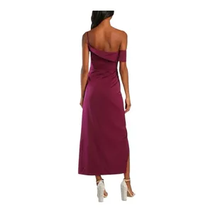 Lulus Showing Off A Little Magenta Asymmetrical Tulip Midi Dress XS Formal NWT thumbnail 2