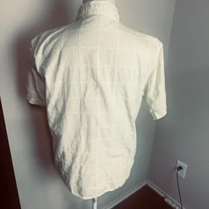 Cottagecore Maggie & Max Womens M Yellow Gingham Shirt 100% Cotton embroidered thumbnail 3