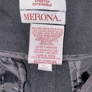 Merona black dress career pants size 10 thumbnail 5