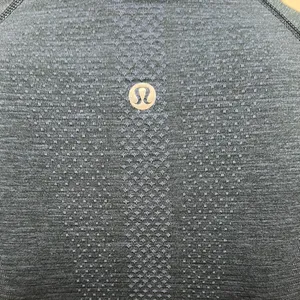 Lululemon Women's Swifty Blue Long Sleeve Activewear Performance Shirt Size S thumbnail 8