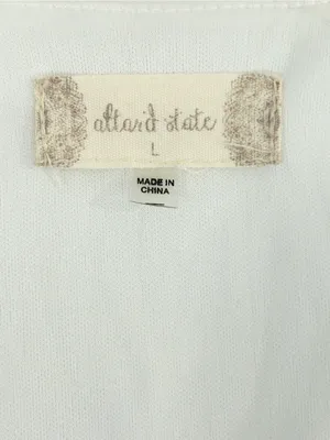 Altar'd State White Tiered Mini Dress Size L thumbnail 7
