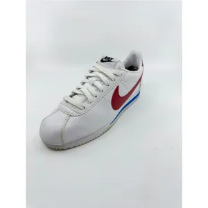 Nike Womens Size 9 White Red Blue Cortez Classic Leather Sneakers 807471-103 thumbnail 6