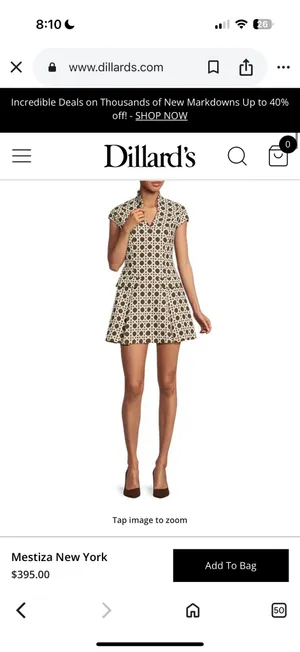 Mestiza mini dress Brown Size 2 thumbnail 5
