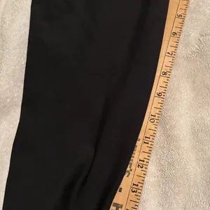 Nike Dri-FIT Cropped Capri Leggings Black Pink Reflective Running Yoga Size S thumbnail 6