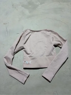 Aerie offline Long-Sleeve Crop Top in Light Pink medium thumbnail 10