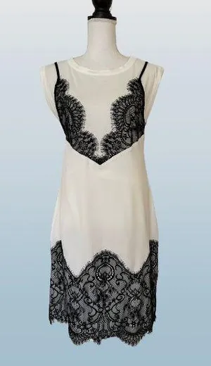 NWT $148 Woman’s Maeve Lace T-Shirt Slip Dress, Sz S thumbnail 15