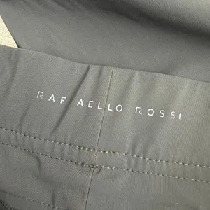Rafaello Rossi Candy Pants Womens Size 38 M Dark Grey Elastic Waist Zipper 32x29 thumbnail 7