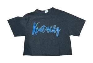 Kentucky Wildcats Grey Blue Graphic Kentucky Short Sleeve Crew Neck Size Medium thumbnail 1
