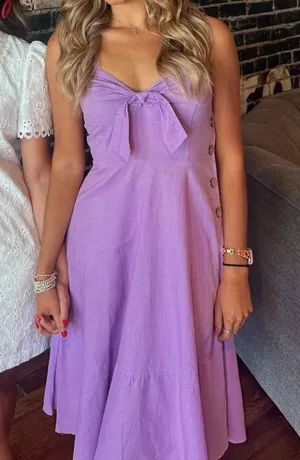 Purple Dillard's Dress thumbnail 1