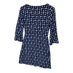 Boden Dress Womens Floral Leaf Print Flare Sleeve Stretch Knee Length Boho Sz 4 thumbnail 7