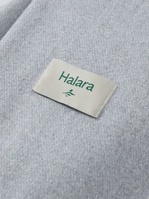 Halara Knit Fringe Casual Scarf Grey Cozy + Soft Winter Vacation thumbnail 4