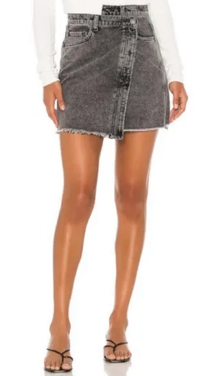 Free People NWT sulphor black skirt size 24 thumbnail 1