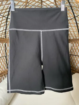 WeWoreWhat Black Corset Biker Short Size Small thumbnail 7