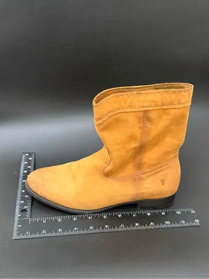 FRYE Cognac Cara Roper Mid Calf Pull On Boots Size 9 thumbnail 9