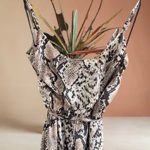 Lulus Jasper Beige Snake Print Surplice Jumpsuit thumbnail 13