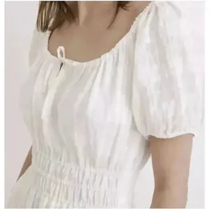 Madewell Women's Sophia Midi Dress in Seersucker Check size XS #1830 thumbnail 3