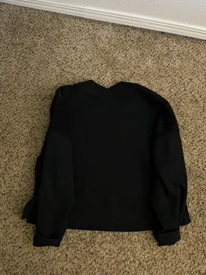 Aerie Oversized Black Sweater thumbnail 2