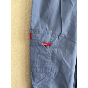 Dickies Scrub Pants XXS Blue Elastic Waist Cargo Pocket Medical Workwear 86106 thumbnail 2