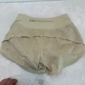 Lululemon Speed Up Mid-Rise Short 4" Gravel Dust Dew Green Multi / Dew Green 2 thumbnail 6