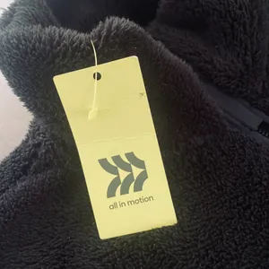 All In Motion Women's High Pile Fleece 1/2 Zip Pull Over - Black thumbnail 9