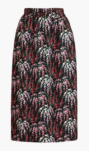NWT J. Crew Womens Size Small Pull On Elastic Waist Floral Midi Skirt NEW thumbnail 1